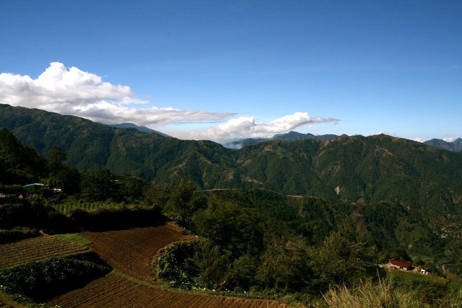Rīsa terases pa ceļam uz Sagada